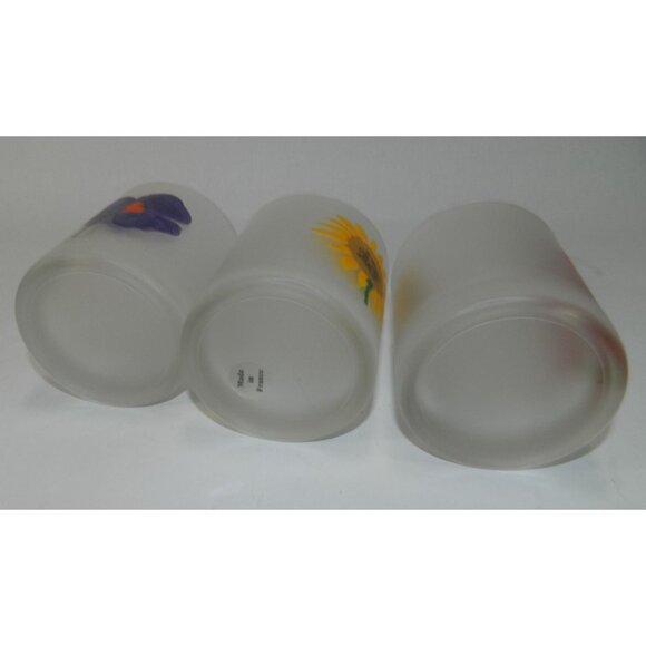 Dartington Double Old Fashioned Spring Time Flowers Glasses Set 3 Floral Design - Picture 8 of 11